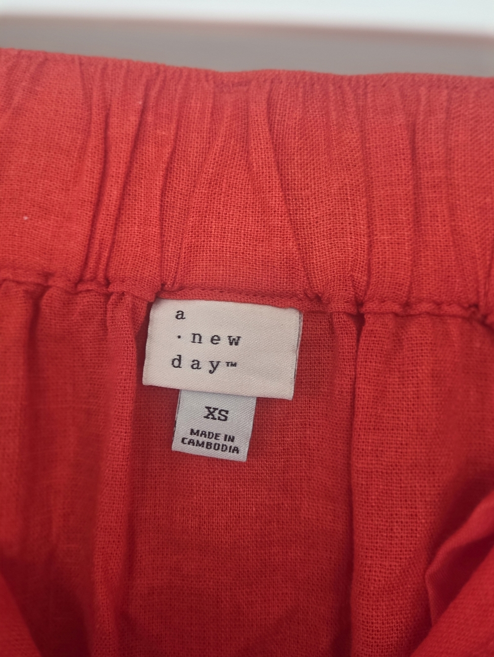 A New Day nwt Orange Women's Midi Skirt -XS - Picture 4 of 6